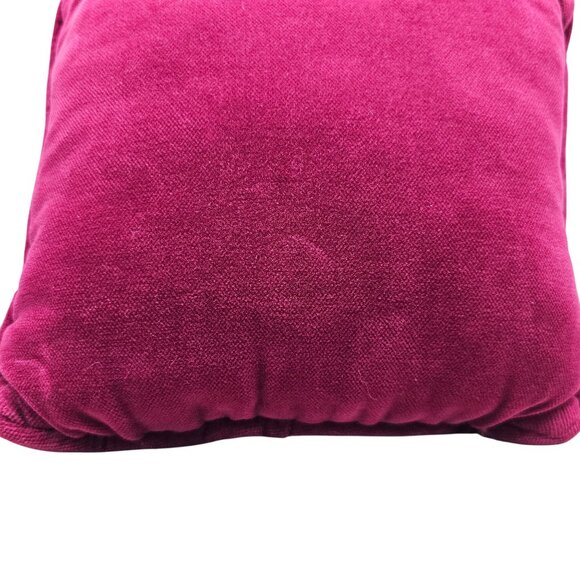 Vintage Needlepoint Petit Point Bird on Branch w/Leaves Throw Pillow 8" x 8" - Picture 10 of 12